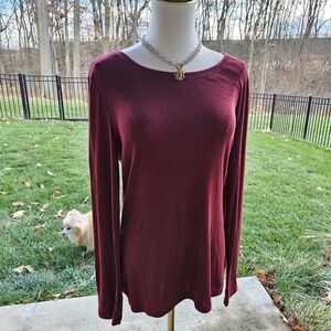 Old Navy | Maroon Longsleeve Top
